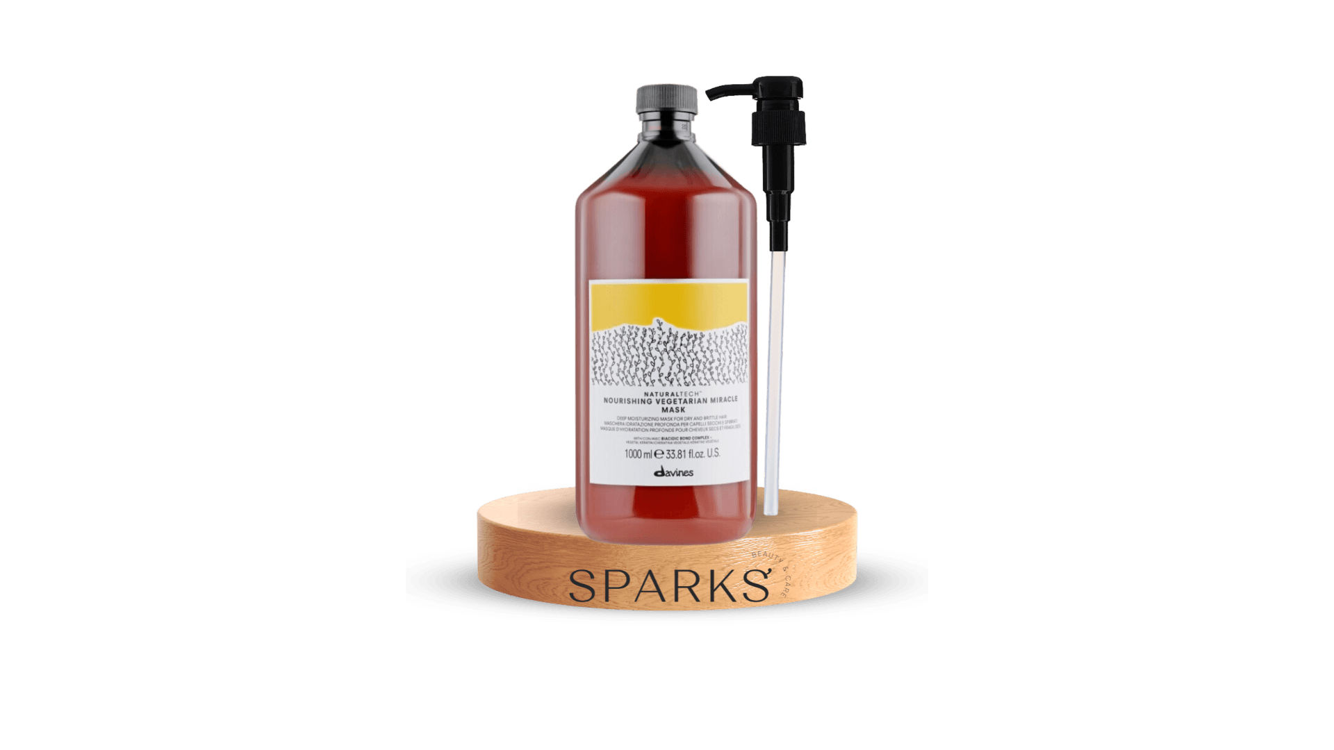 Davines NT Vegetarian Miracle Mask 1000 ml - Mască reparatoare pentru părul uscat și deteriorat - Moldova - Chișinău