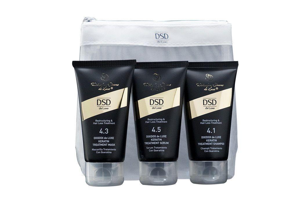 TRAVEL SET Keratin Treatment: 4.3+4.1+4.5 3 x 50ml DSD DE LUXE