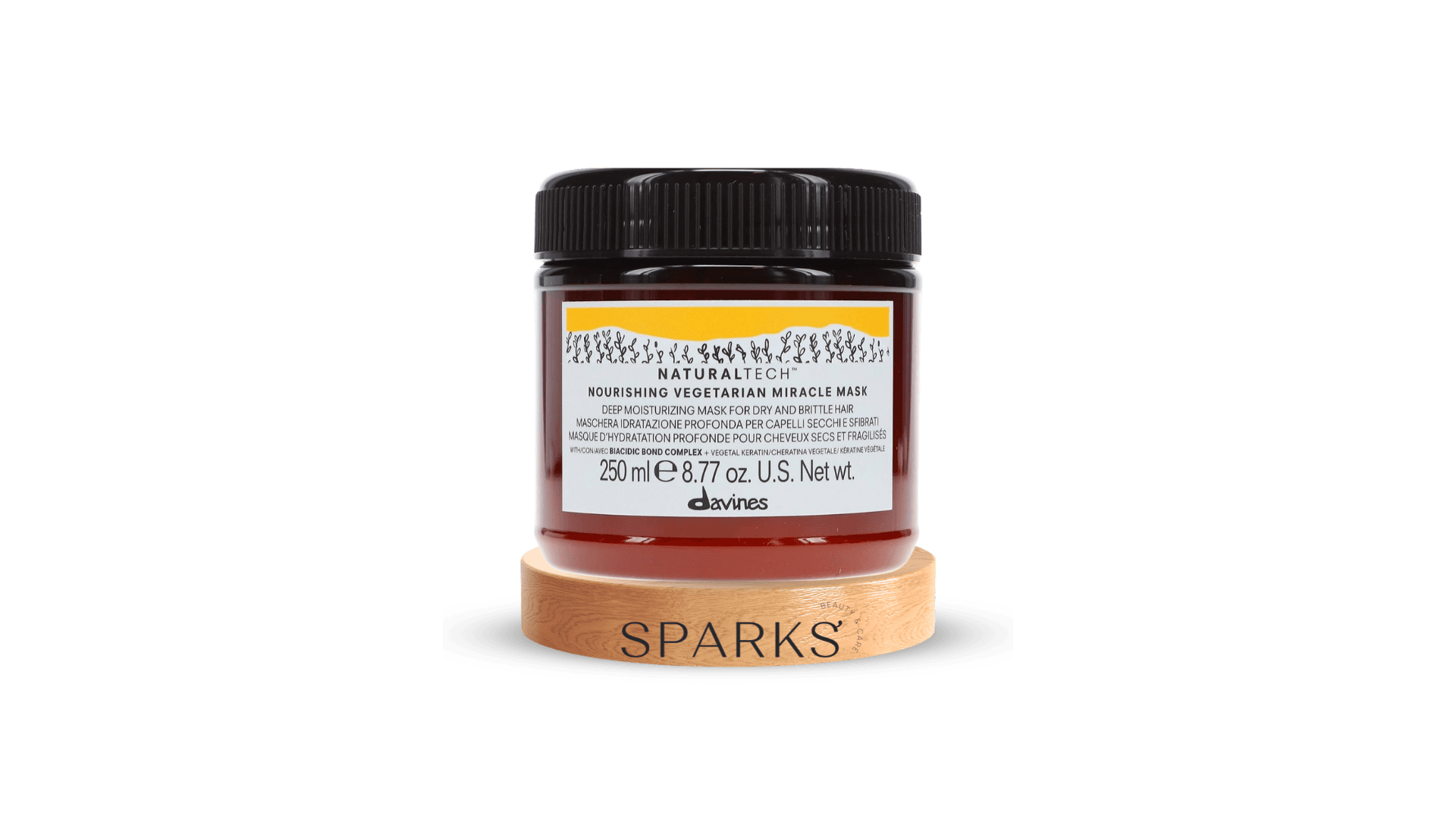 Davines NT Vegetarian Miracle Mask 250 ml - Mască reparatoare pentru părul uscat și deteriorat - Moldova - Chișinău